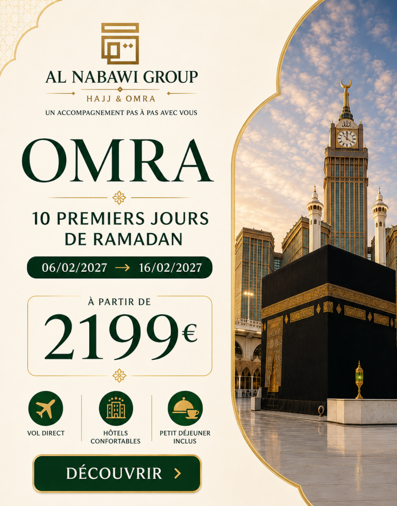 flyer omra 10 premiers jours du Ramadan